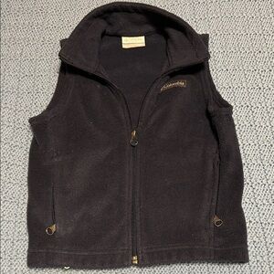 KIDS Columbia Navy Fleece Vest with Zip Pockets